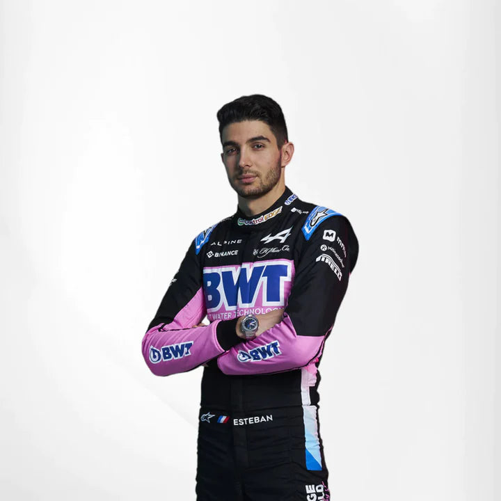 2024 Alpine F1 Team Esteban Ocon Race Suit BWT Motorsport Gear