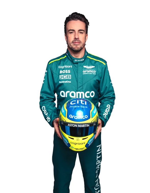 2024 Fernando Alonso Aston Martin F1 Race Suit REPLICA