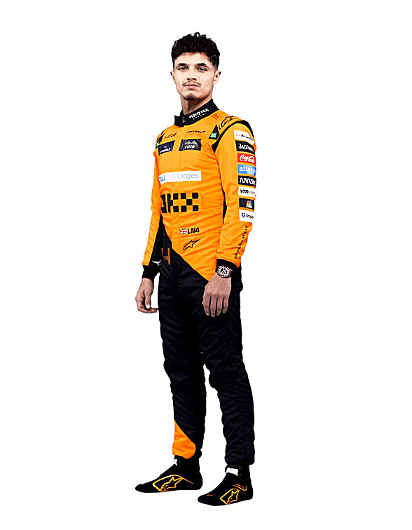 2024 New McLaren Lando Norris F1 Team Race Suit REPLICA