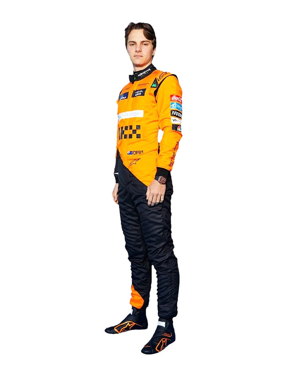 2024 New McLaren Oscar Piastri F1 Team Race Suit REPLICA