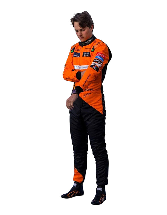 2024 New McLaren Oscar Piastri F1 Team Race Suit REPLICA
