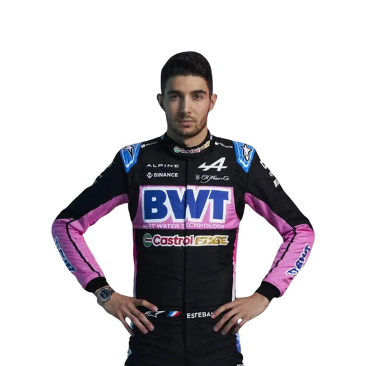2024 Alpine F1 Team Esteban Ocon Race Suit BWT Motorsport Gear