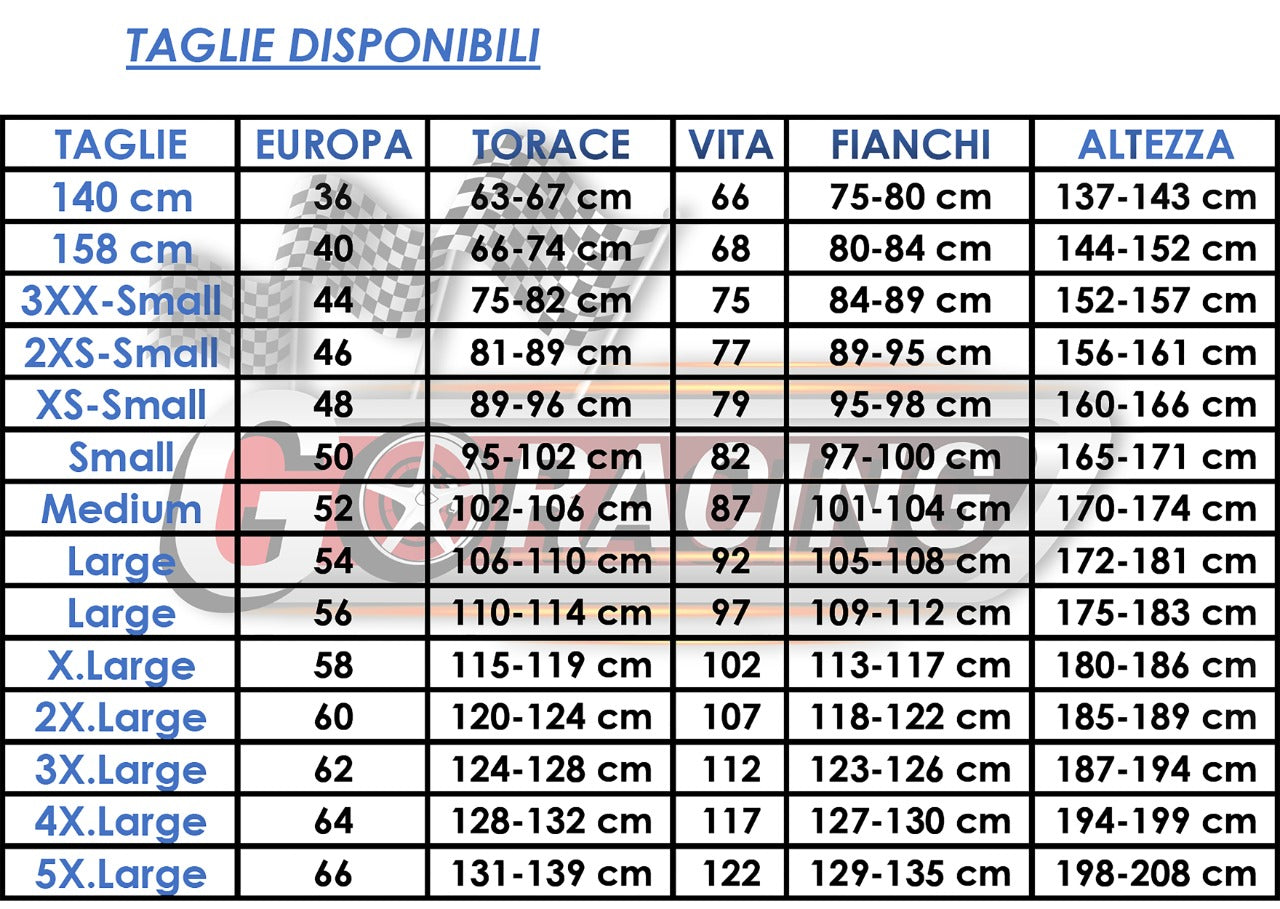 Tony kart racing suit