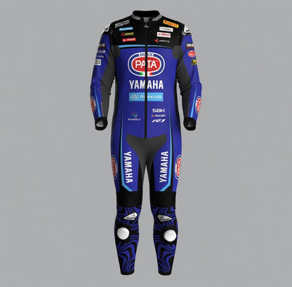 MotoGP Yamaha Racing Suit 2026 - Xavi Vierge Pata Maxus WSBK Leather Gear