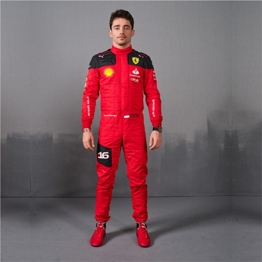 New Charles Leclerc 2023 Race Suit Ferrari F1