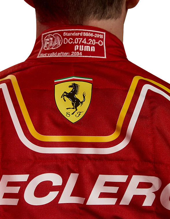 Nuova tuta da gara Charles Leclerc 2023 Ferrari F1