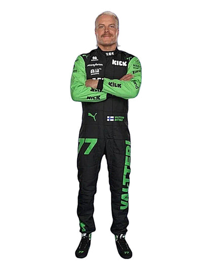 2024 Valtteri Bottas Kick Sauber F1 Team Stake Race Suit REPLICA