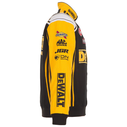 2025 Christopher Bell DeWalt Full-Snap Racing Jacket – Black/Yellow NASCAR Fanwear