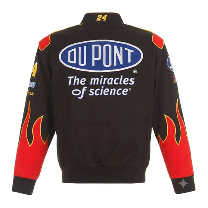 Jeff Gordon Red DuPont Twill Driver Jacket – NASCAR Motorsport Fanwear