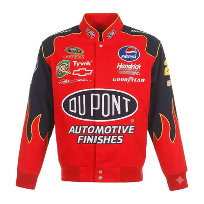Jeff Gordon NASCAR DuPont Navy-Red Uniform Full-Snap Jacket