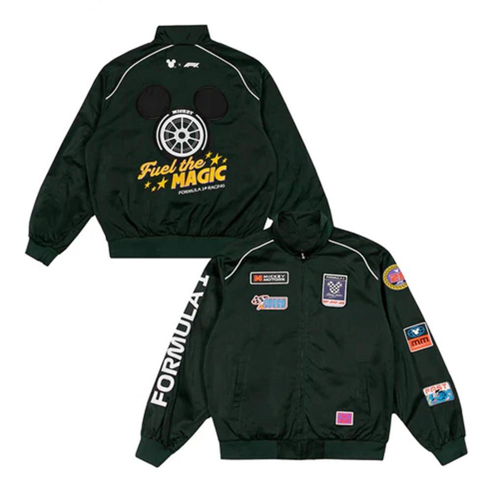 Formula 1 X Disney Fuel Racing Jacket Green Unisex – Limited Edition