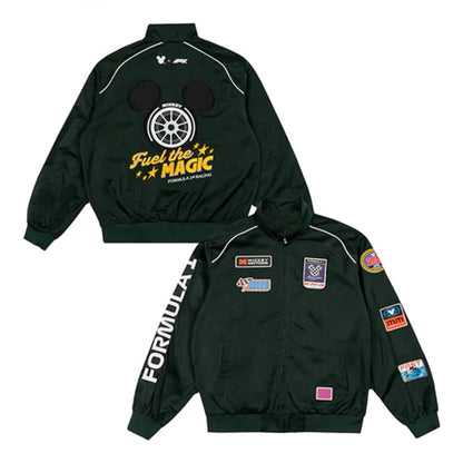 Formula 1 X Disney Fuel Racing Jacket Green Unisex – Limited Edition