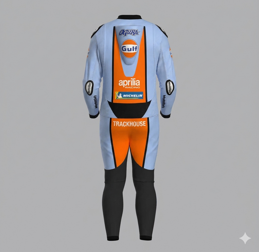 MotoGP Aprilia Racing Suit 2026 Ai Ogura Gulf Edition Leather Gear