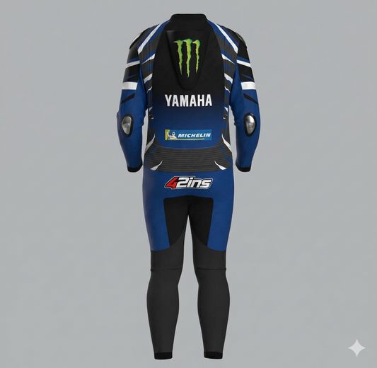 MotoGP Monster Energy Yamaha Racing Suit 2026 Alex Rins Leather Gear