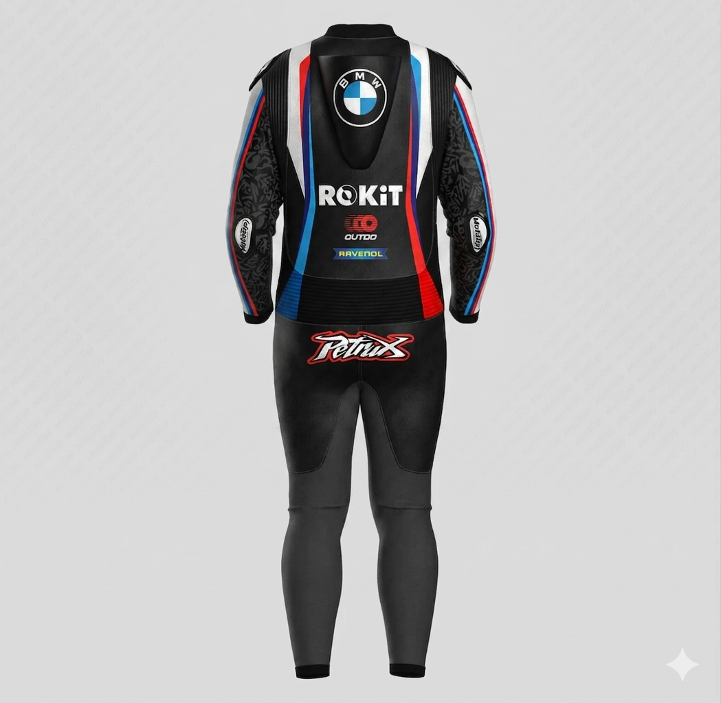BMW WSBK Racing Suit 2026 Danilo Petrucci Rokit Leather Gear