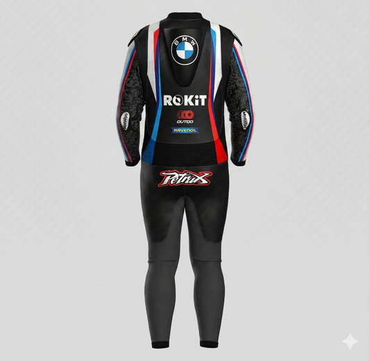 BMW WSBK Racing Suit 2026 Danilo Petrucci Rokit Leather Gear