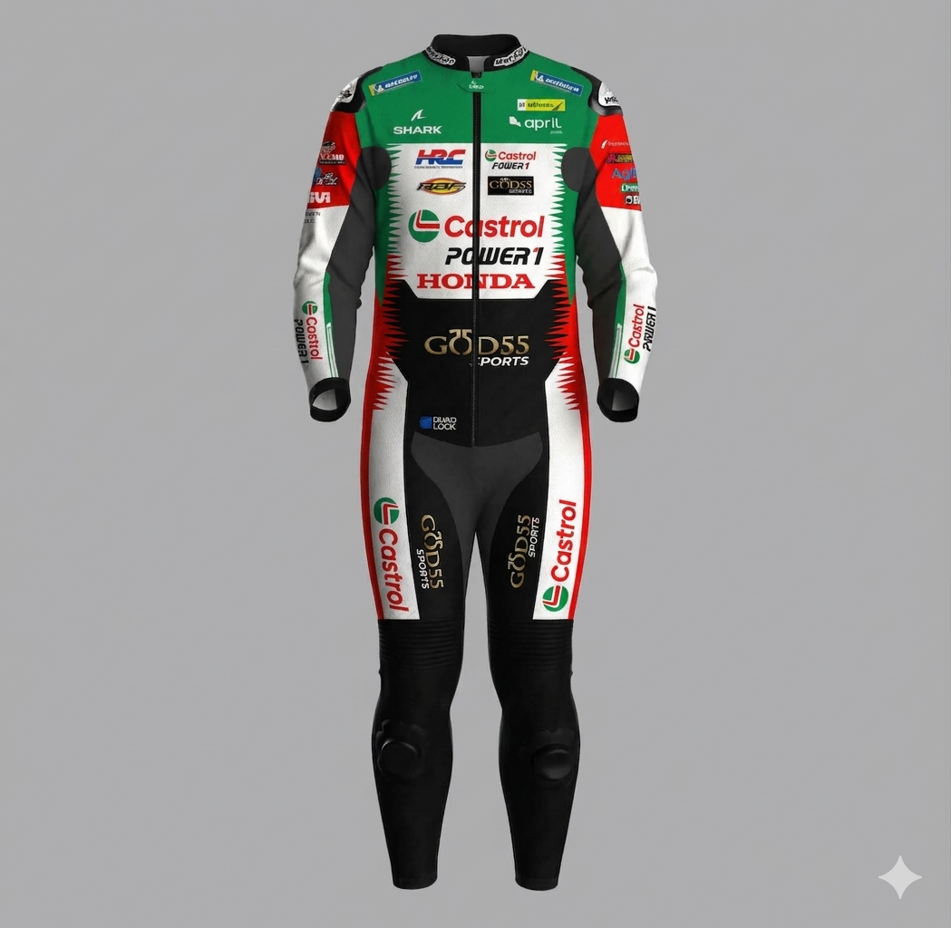 MotoGP LCR Honda Racing Suit 2026 Johann Zarco Castrol Edition