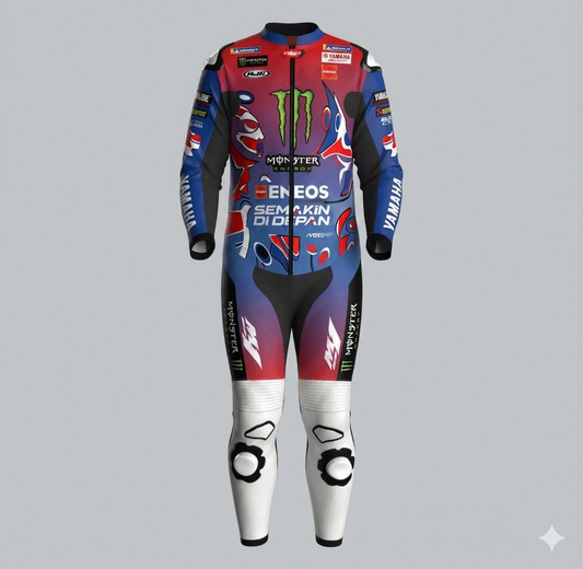 MotoGP Monster Energy Yamaha Racing Suit 2026 Fabio Quartararo Leather Gear