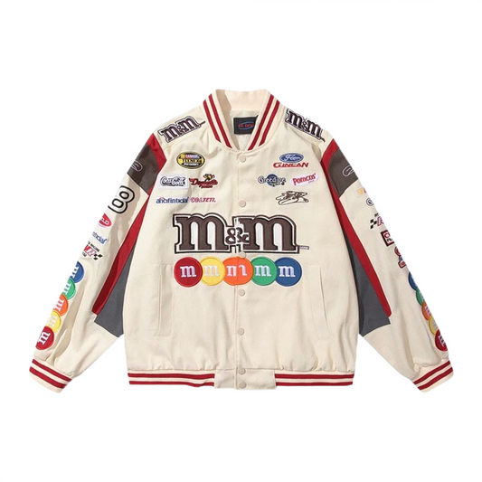 M&Ms Varsity bomber jacket