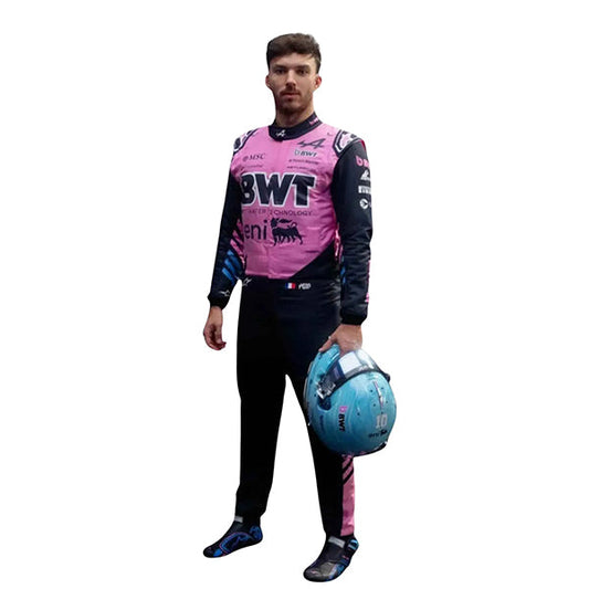 Pierre Gasly 2026 BWT Alpine F1 Team Replica Race Suit | Blue & Pink Edition