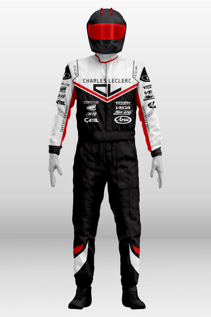 Cl charles leclerc driver racing suit