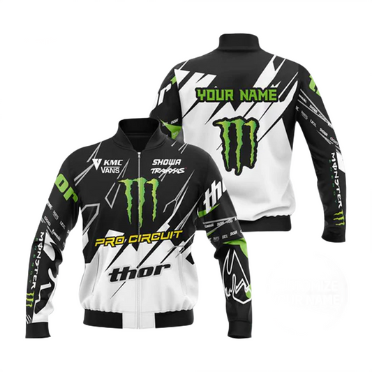 Monster Bomber Jacket/Team Jacket grwears