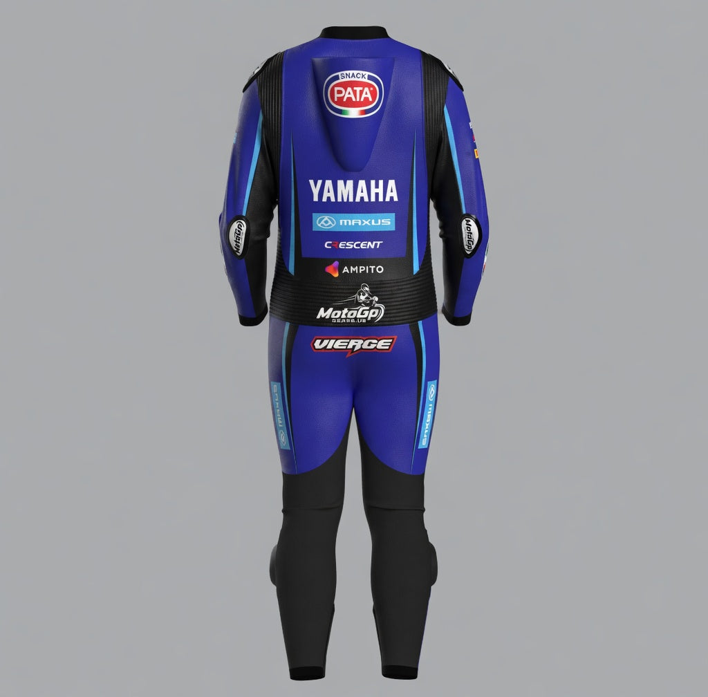 MotoGP Yamaha Racing Suit 2026 - Xavi Vierge Pata Maxus WSBK Leather Gear