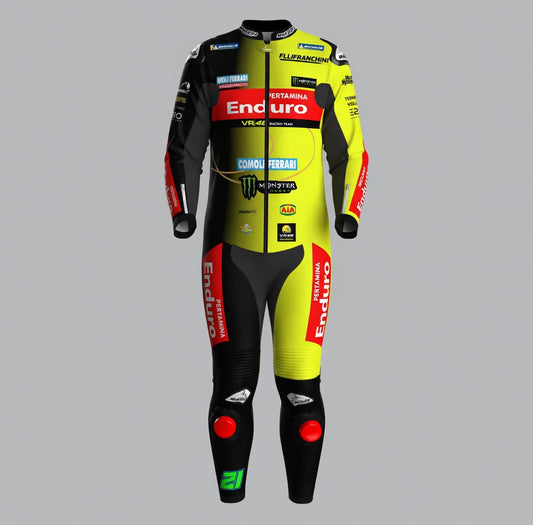 MotoGP VR46 Ducati Racing Suit 2026 Fabio Di Giannantonio Leather Gear