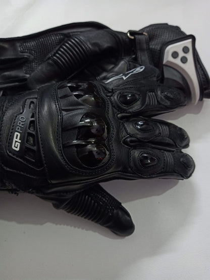 GP Pro Tech Air Leather Gloves Black/White