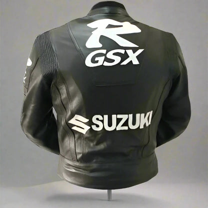 Suzuki gsxr motorcycle leather jacket