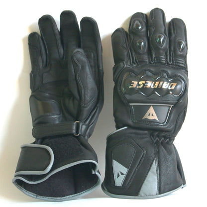 GRW 016 Full Metal D6 Motorbike Black/Gray Motorcycle Gloves