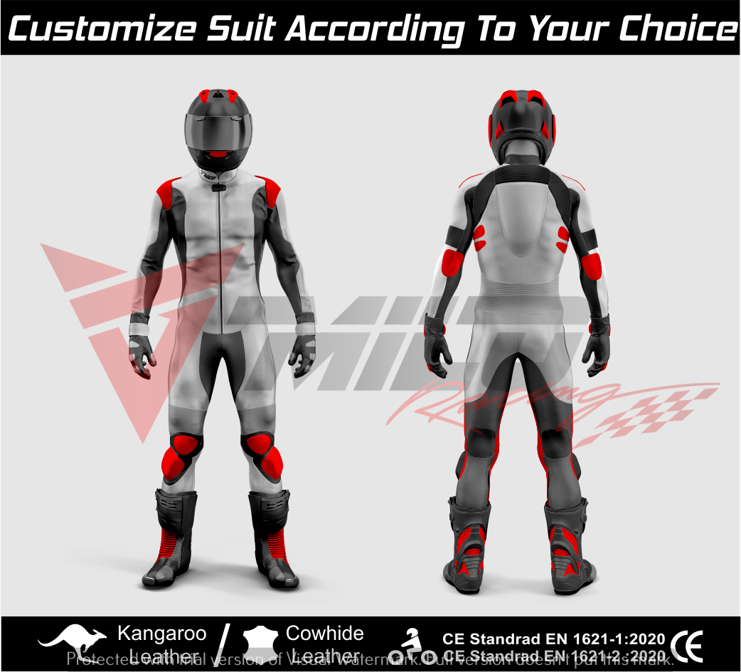 Yamaha Custom Design Petronos VR-46 MotoGP Custom Made Leather Protective Racing Suit - Motorcycle Suit - Unisex