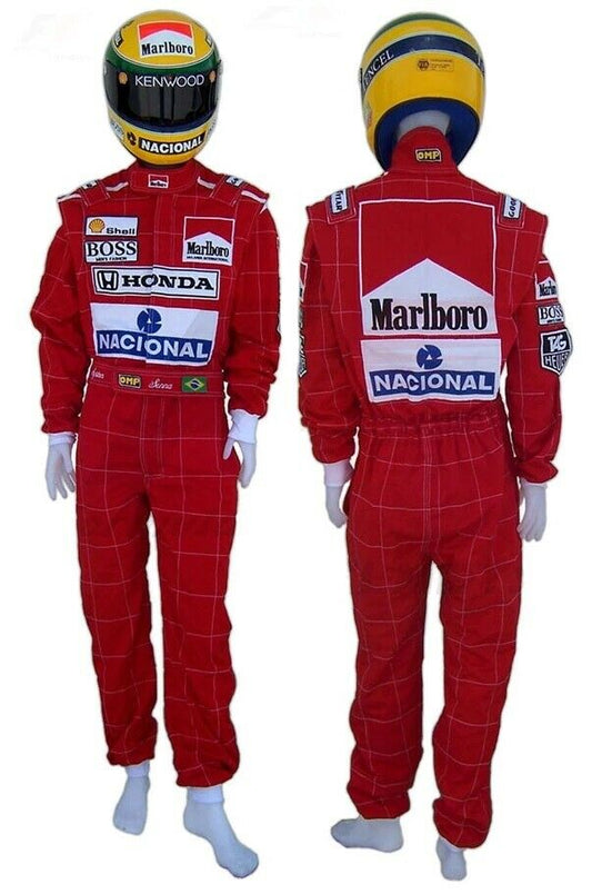 Ayrton senna 1991 racing suit replica / team mclaren f1