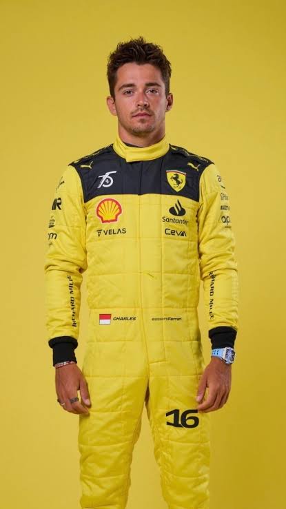 Charles leclerc 2022 monza gp racing suit