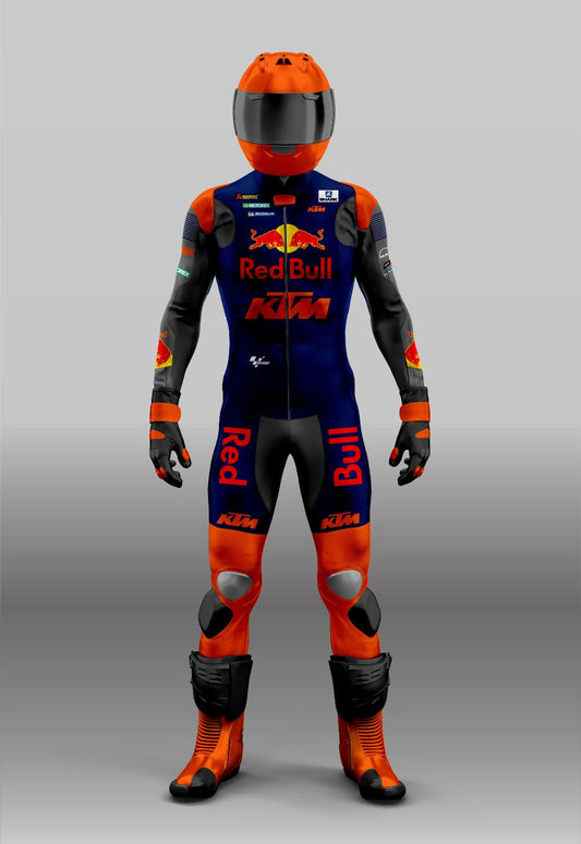 Johann Zarco MotoGP, KTM RC16, bici da corsa, tuta da moto da corsa Red Bull KTM Factory Racing - Design personalizzato 