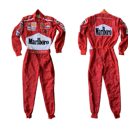 Michael schumacher racing suit malboro honda