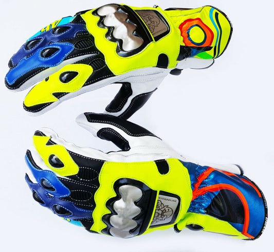 DAG 017 Motorbike Valentino Rossi VR 46 Motorcycle Gloves