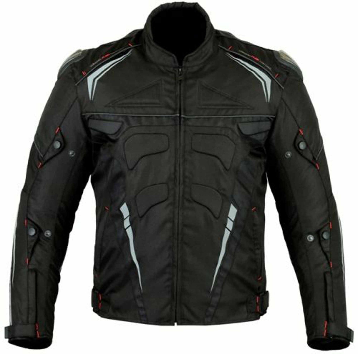 Textile Jacket With Metal Protections & Inside Armor - Waterproof - Unisex