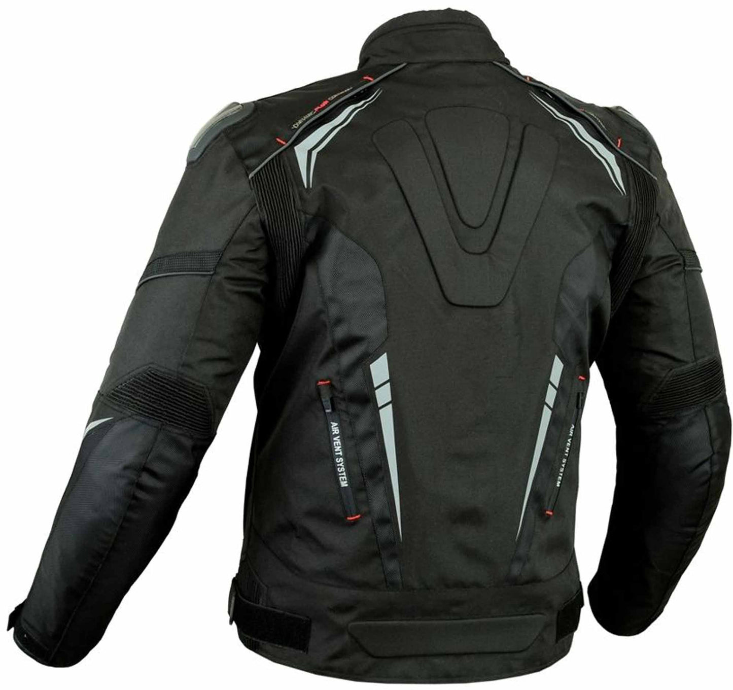 Textile Jacket With Metal Protections & Inside Armor - Waterproof - Unisex